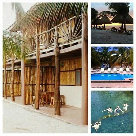 Cabanas Perla Escondida Hotel Dzilam de Bravo ภายนอก รูปภาพ