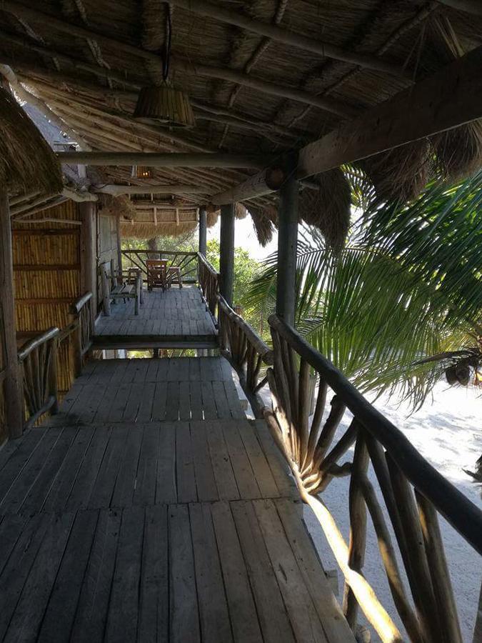 Cabanas Perla Escondida Hotel Dzilam de Bravo ภายนอก รูปภาพ